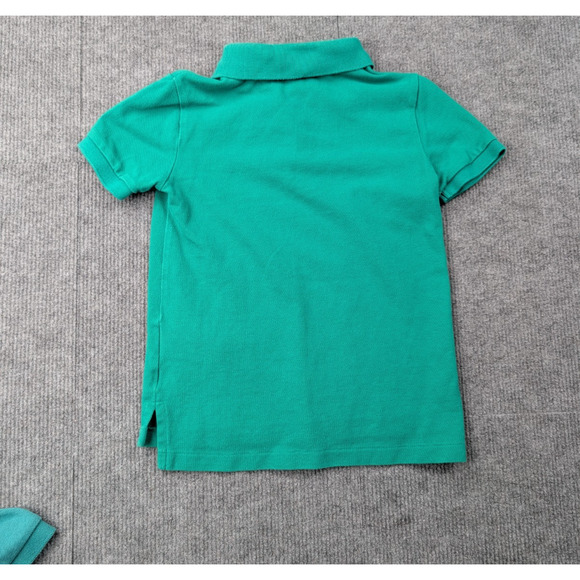 Polo Ralph Lauren Shirt Boys 5 Set of 3 Preppy Classic Timeless Blue Green Logo - Picture 7 of 13